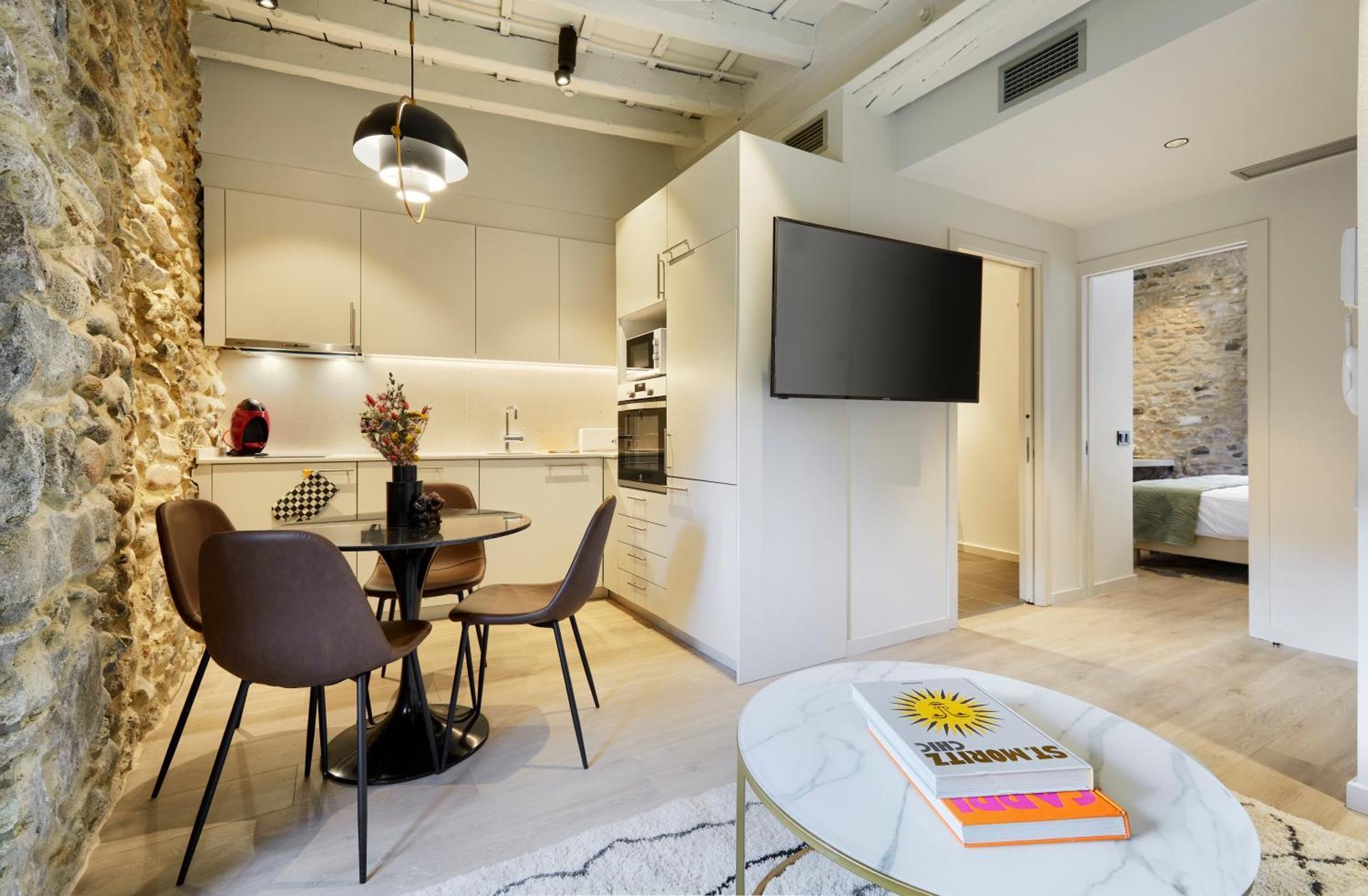 Canvas Apartments & Lofts Girona Bagian luar foto
